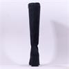 Pedro Anton Glasgow Knee High Heel Boot - Navy Suede